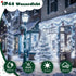 132FT 400 8 Christmas String Lights LED Cool White Dark Green Wire, Indoor Outdoor Waterproof Fairy Lights with Modes