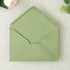PONATIA 50 Pack Sage Green A4 Envelopes, 4 1/4 x 6 1/8 Inches for Christmas Gift Cards, Wedding Details, Thank You Cards