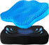 Gel Seat Cushion, Thick Office Chair Cushion for Long Sitting, Sciatica & Hip Pain Relief, Egg Seat Cushion for