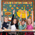 Qilery Fall in Love with Learning Bulletin Board Set, Autumn Maple Leaves Pumpkin Cutouts for Classroom Thanksgiving