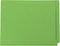 The File King Green File Folder, Full Side Tab, Letter Size, Box of 100, 11-Point Fiber Construction, USA Made