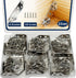 22-Pack Stainless Steel L Bracket with 120 Pieces Self-Tapping Screws, Universal Triangular