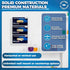 Storage Standard 16.5 10 3.5 Inches Triple Glove Box Holder Wall Mount Glove Dispenser - Disposable Glove Holder Wall