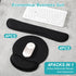 Xaajooio 8 Set, Pcs Ergonomic Mouse Pad and Keyboard Wrist Rest Memory Foam Support for Comfortable Typing, Black