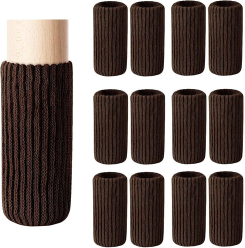 16 PCs Furniture Leg Socks - High Elastic Knitted Chair Leg Floor