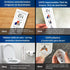 Potty Training Visual Schedule Premium Durable Plastic Teach Kids to Use Toilet Special Education Classroom Routine