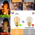 G40 Replacement Night Light Bulbs, Mini Globe Low Watt Light Bulbs, 1W (10W Equivalent), Warm White 2200K, Pack of 2