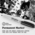 Ultra Fine Point Black Permanent Markers, 24 Pack, Works on Paper, Plastic, Stone, Glass, Metal