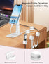 KaiTuoZhe 12Pack Magnetic Cable Clips - Cord Holder - Cord Organizer for Desk - Magnetic Cord Organizer, Adhesive Wire