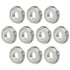 F694ZZ 10PCS Flange Ball Bearing, 4×11×4mm Double Metal Shielded for Industrial Machine and Power Tools