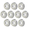 F693ZZ 10PCS Flange Ball Bearing, 3×8×4mm Double Metal Shielded for Industrial Machine, Power Tools