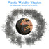 1400 Plastic Welder Staples, 0.6 0.8mm Wave Hot Staples for Plastic Welding Supplies to Repair Car Bumpers, Cracks