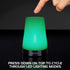 Dimmable 3 256 ENHANCE Portable Table Lamp - Desk Lamp with Brightness Levels with Color Changing Breathing Mode - USB
