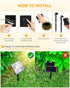 2 Pack 92Ft 240 8 Brightown Solar String Lights Outdoor Waterproof, LED Solar Lights Outdoor with Modes, Outdoor Light