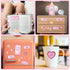 L1rabe Preppy Sticky Note Set, 550 Sheets Y2K Smile Face Self-Stick Notes Pads, Back to School Pink Sticky Notes for