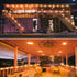 Solar Powered Rope Lights, 40FT 120 LEDs, 8 Modes Fairy String Lights for Outdoor Garden Party, Weddings, Christmas