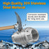 Boltigen 1/2 Inch NPT Thread Stainless Steel Spring Check Valve, Non-Return Horizontal Check Valve for Well, Pump, Tank