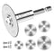 1/4-Inch Hex Shank Rotary Drill Saw with 5PCS Blades, HSS Saw Disc Wheel Cutting Blades