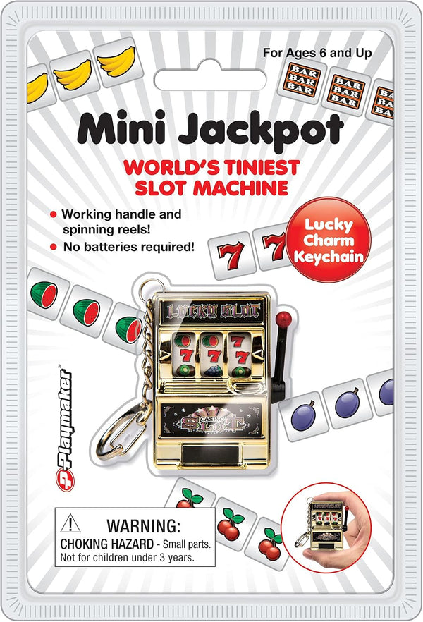 PMT Holdings K-Musculo World's Tiniest Slot Machine, Kid's Toy, Modern Style, Fully Functional