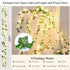 Operated,23FT 73LED YOUNGAR Ivy Vines with Fairy Lights,Leaf String Warm White Lights Battery/USB Fake for Bedroom Wall