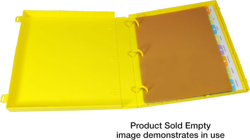 UniKeep Safety Data Sheets (SDS) Binder - 1.0 Ring Capacity, 3 Poly Rings