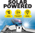 2 89 3 IP65 Bionic Flood Light Pk Solar Lights Outdoor Waterproof, Ultra Bright LEDs, Heads Wide Angle Motion Sensor