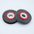 6inch 8inch 2pcs Bench Wire Wheel Brush Set with Crimped Steel Wire and 5 Spacer Arbors for Grinder