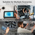 COOVIE 1920P 4.3" IP67 8 16.5ft Endoscope Camera with Light, HD Borescope Inspection Camera with IPS Screen, Waterproof