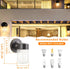 2 Pack E26 EJIAXIN Outdoor Wall Lantern, Exterior Waterproof Wall Sconce Light Fixtures, Black Front Door Lighting