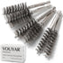6pcs Copper Tube Pipe Cleaner, 1/2” 3/4” 1” Pipe Cleaning Brush Set, Stainless Steel Wire Bore Brushes for Power Drill