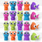 Mr. Pen Cap Erasers, 20 Pack Animal Eraser Caps for Kids, Pencil Erasers, Back to School Supplies