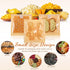 200 Packaging, 19x18cm Pcs Small Bread Bags with Front Window, Food Safe Kraft Paper Bakery Bread and Biscuit Storage