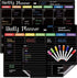 Hivillexun Magnetic Black Dry Erase Calendar White Board Set (3-Pack) for Home & Office, Includes 8 Markers