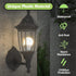 -Black(Bulb Included),1 Pack EMART Outdoor Porch LightExterior Waterproof Wall Light Fixtures, Special Handling