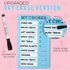 Dry Erase Chore Chart Set (2 Pcs) | Chore Chart for Kids, Dry Erase Board for Kids & Chore Chart for Adults (Blue & Pink) by Generic