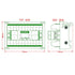 OONO DIN Rail Mount 30A/300V, 2x12 Position Screw Terminal Block Distribution Module