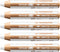 STABILO Woody 3 in 1 Multi Talent Pencil Crayon - White - Pack of 5