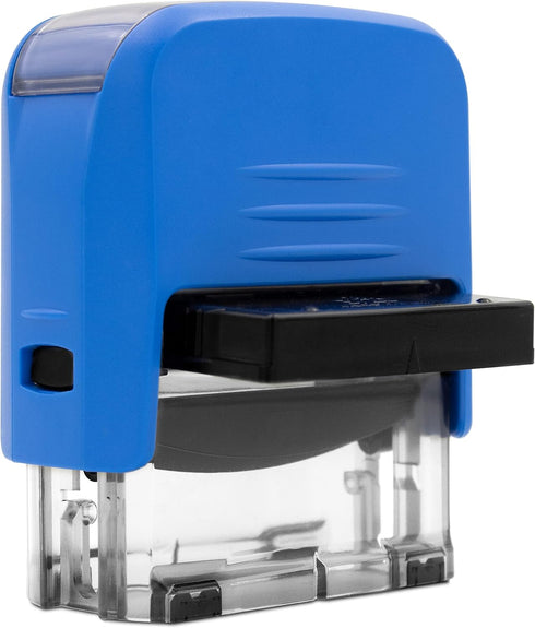 Scanned Self Inking Stamp, Printer 20 Style 2, Blue Ink