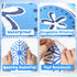Pasimy 25 Pcs Winter Bulletin Board Set, Christmas Classroom Decorations Snowflake Penguins Snowman Paper Cutouts.