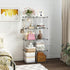 C&AHOME Wire Cube Storage, 8-Cube Organizer Metal Grids, Modular Shelves Units for Home, Office, Living Room