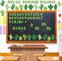 Whaline 110Pcs Cactus Classroom Decor - Cactus Letter Alphabet Number Cut-Outs for DIY Projects