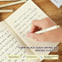 RIANCY Gel Pens, 6 Pcs 0.5mm Black Ink Fine Point Aesthetic Pens for Office School Supplies