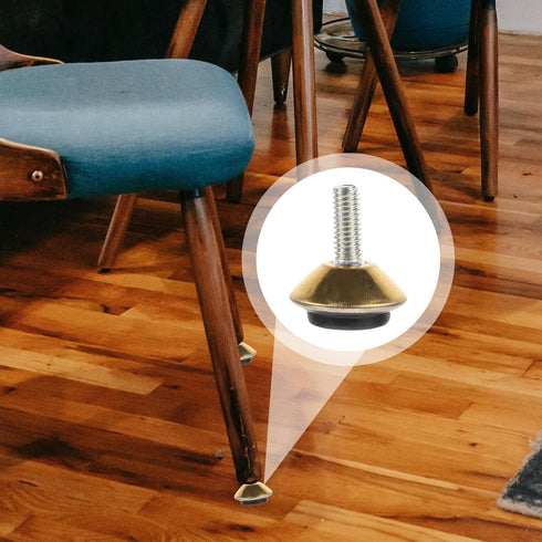 ULTECHNOVO Floor Mat Adjustable Table Decked Accessories, Swivel Chair Adjustable Furniture Levelers for Heavy Cupboard