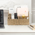 KOLWOVEN Sea Grass Magazine Display Holder, Mail Organizer Countertop, Bill Sorter, File Organizer for Desk and Home