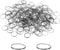 PATIKIL 13mm/0.51" OD Mini Split Rings, 1200Pcs 304 Stainless Steel Round Edged