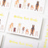 50 Count Crisky Dog Thank You Cards Nothing Butt Thanks Gold Foil Funny Thank You Cards with Envelopes & Stickers