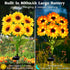 4 Pack 24 60 Solar Garden Lights Outdoor, Sunflower Lights with Sunflower, Waterproof Led Garden Fall Decor, Gifts
