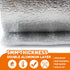 5mm Reflective Insulation Foam Core Radiant Barrier 40 80 Double Side Foil for Ceilings, Walls, Roofing