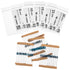 Loreso Resistor Variety Pack, 1200 pcs 1/4W 1% Metal Film Resistor Pack, ROHS Compliant