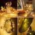 200 10Ft 8 Dailyart Fairy Lights Plug in, Led Twinkle String Light with Remote Modes Warm Cluster Lights with Timer